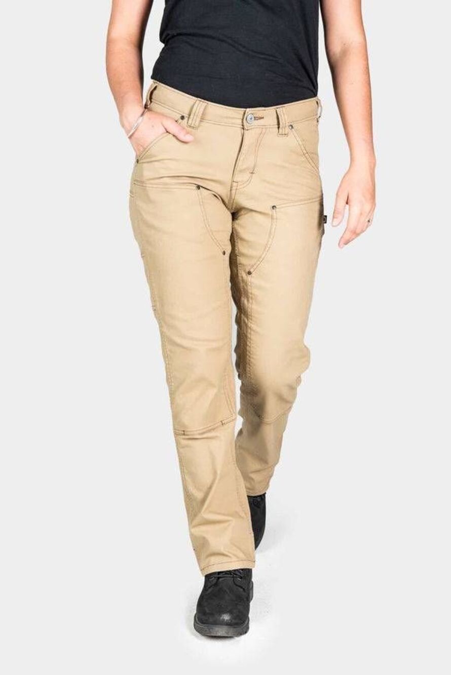 Dovetail Workwear Anna Taskpant Khaki 0x28 Blue Collar Utility Work Tactical